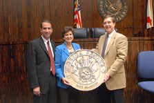 Sen. Faye Blanton, Florida with Robert Huff.