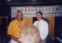 Utah State Senator Michael Waddoups and Robert Huff.